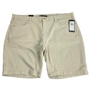 Mavi Jeans Shorts Men's Sz 42 Khaki Stone Twill Ethan Straight Stretch $78 Nwt